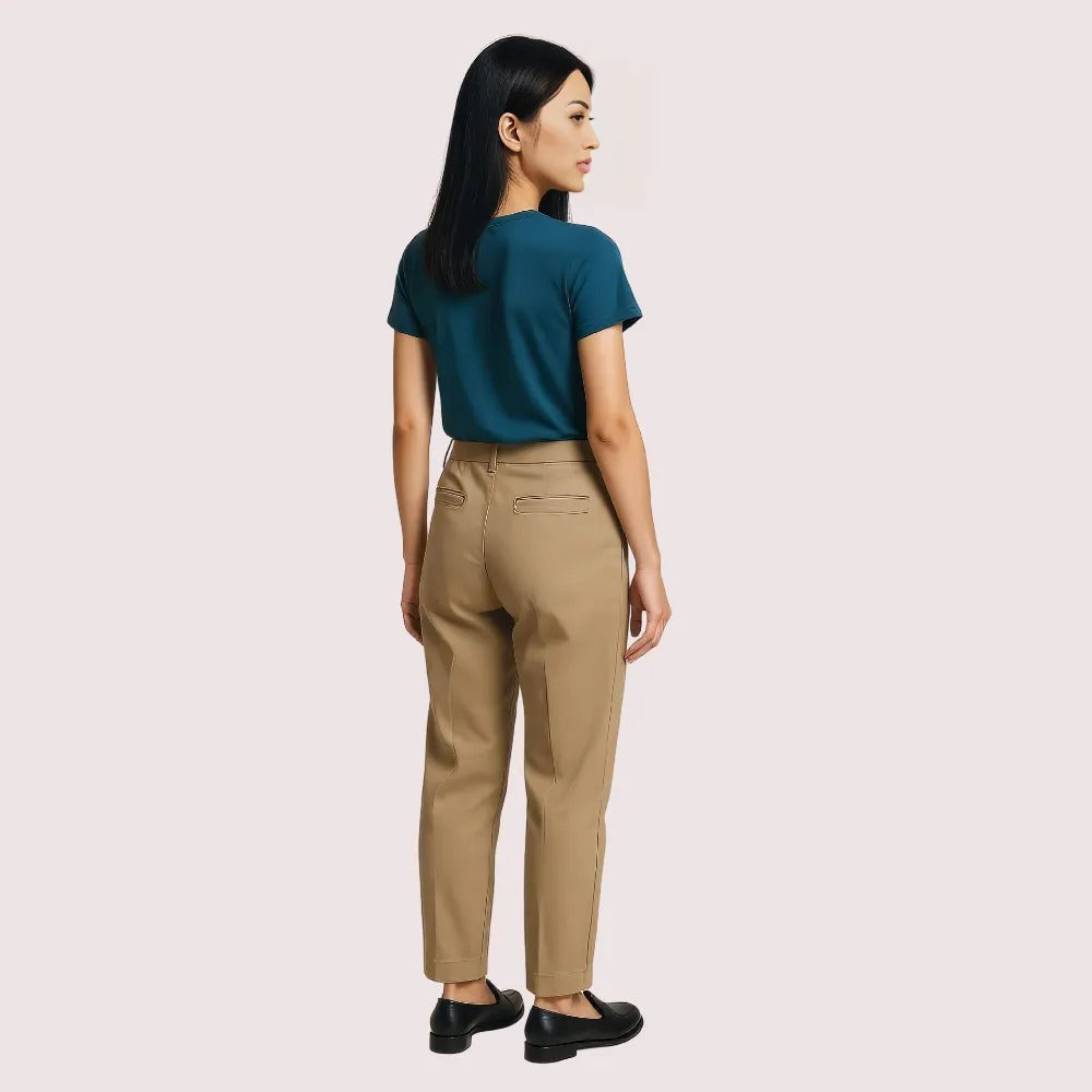 Women's Teal Designer T-Shirt, Charming Teal Casual Top - Apparel - close-up detail view | Snazzyway