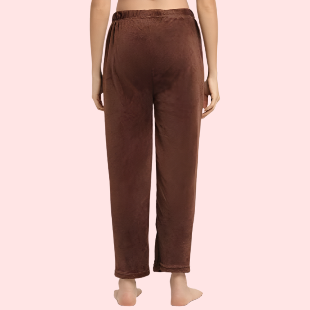 Women's Designer Pajama Set, Graceful Loungewear - Apparel - back view | Snazzyway