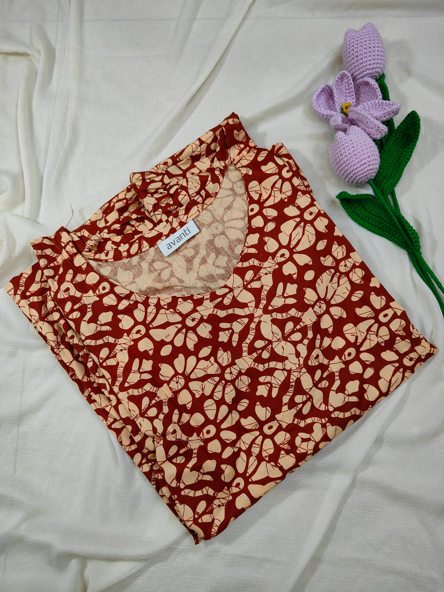 Women’s Maroon Maxi Gown - Western Wear - close-up detail view | Villows DTrendz