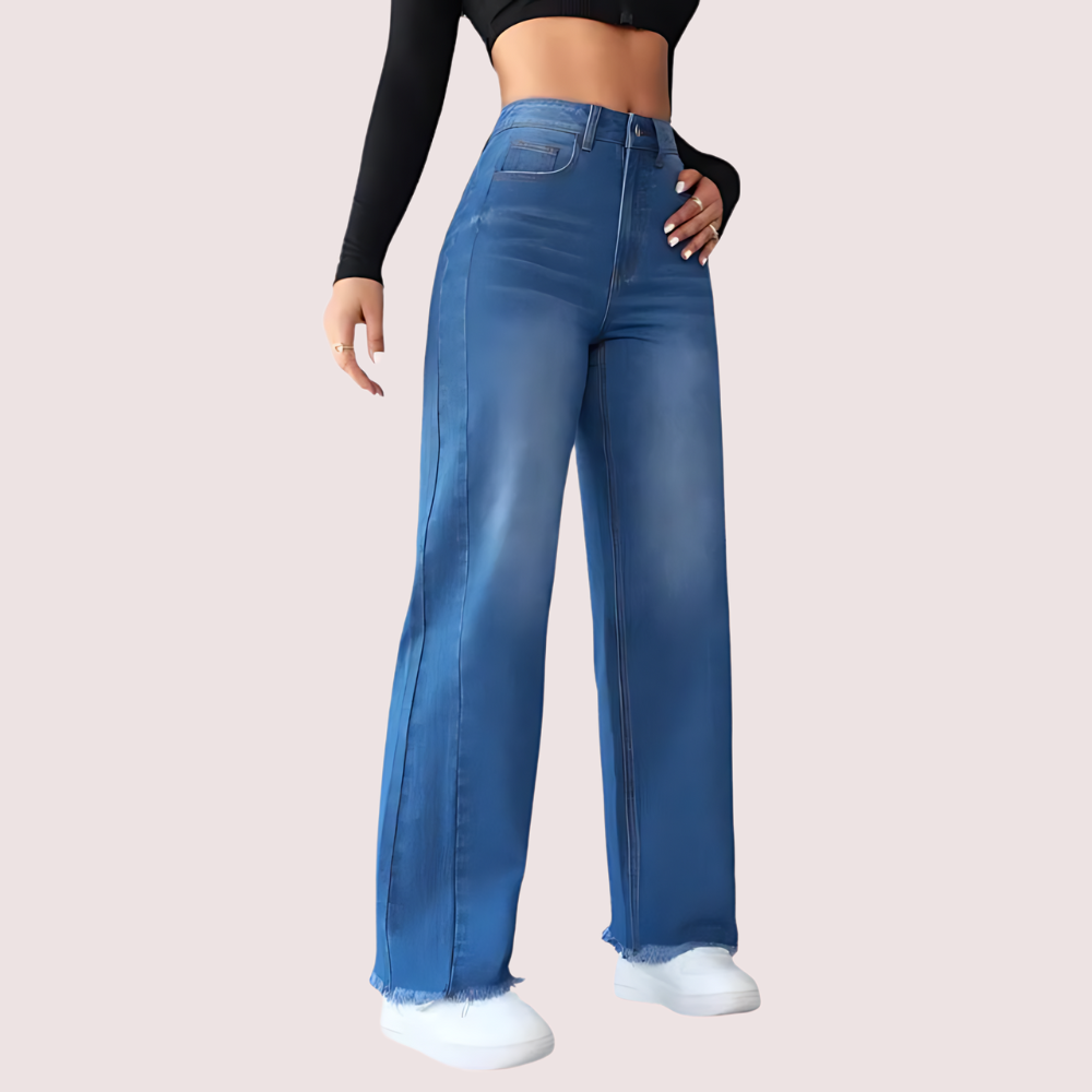 Women's Designer Jeans, Sophisticated Denim Pants - Apparel - close-up detail view | Snazzyway