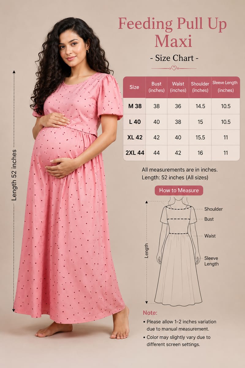 Women’s Stretch Maternity Feeding T-Shirt Nursing T-Shirt for Pregnancy & Breastfeeding Comfortable Casual Wear - Pink - Western Wear - close-up detail...