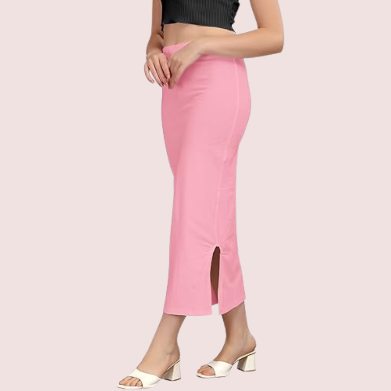 Women's Light Pink Cotton Petticoat, Classic Light Shapewear - Apparel - styled full look | Snazzyway