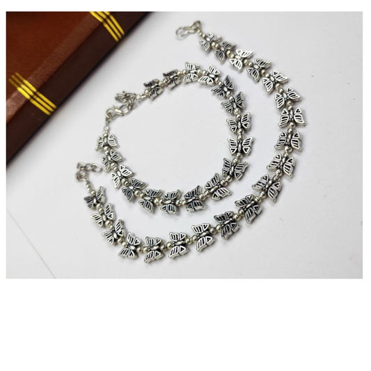 Women's Bohemian Style Butterfly Anklet - front view | D9 Creations