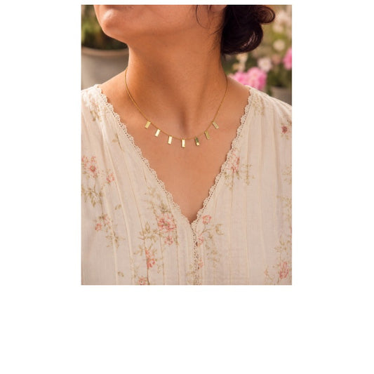Women's Unique Anti Tarnish Necklace - front view | D9 Creations
