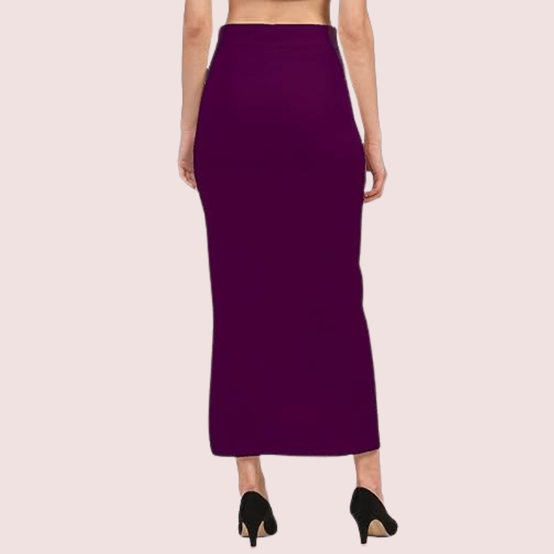 Women's Dark Purple Cotton Petticoat, Charming Dark Shapewear - Apparel - styled full look | Snazzyway
