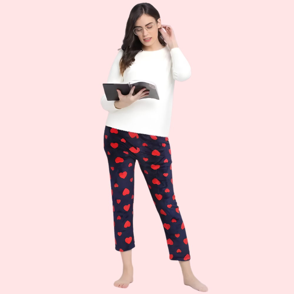 Women's Designer Pajama Set, Refined Loungewear - Apparel - front view | Snazzyway