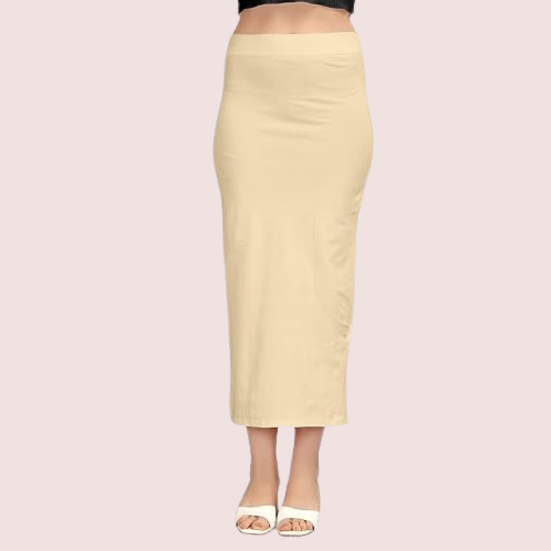 Women's Beige Designer Petticoat, Radiant Beige Shapewear - Apparel - close-up detail view | Snazzyway