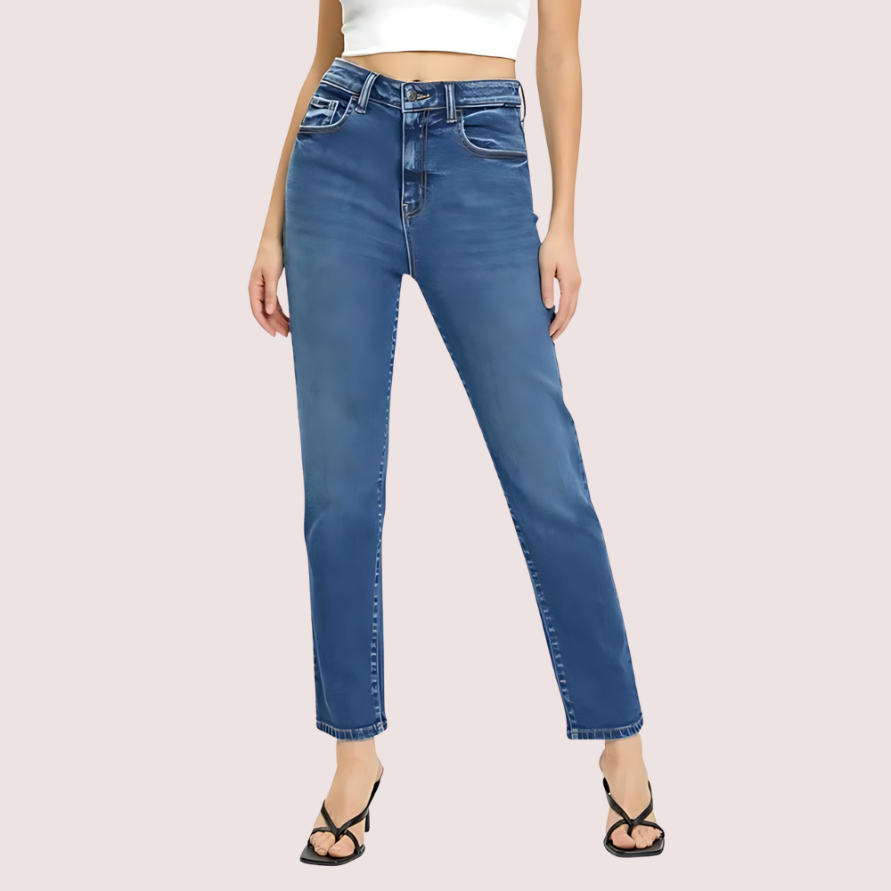 Women's Denim Jeans, Timeless Denim Pants - Apparel - front view | Snazzyway