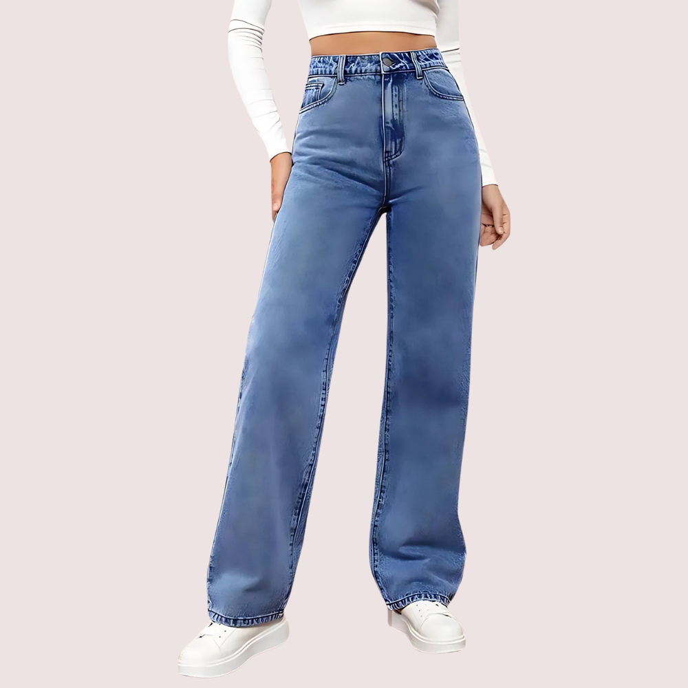 Women's Designer Jeans, Graceful Denim Pants - Apparel - front view | Snazzyway
