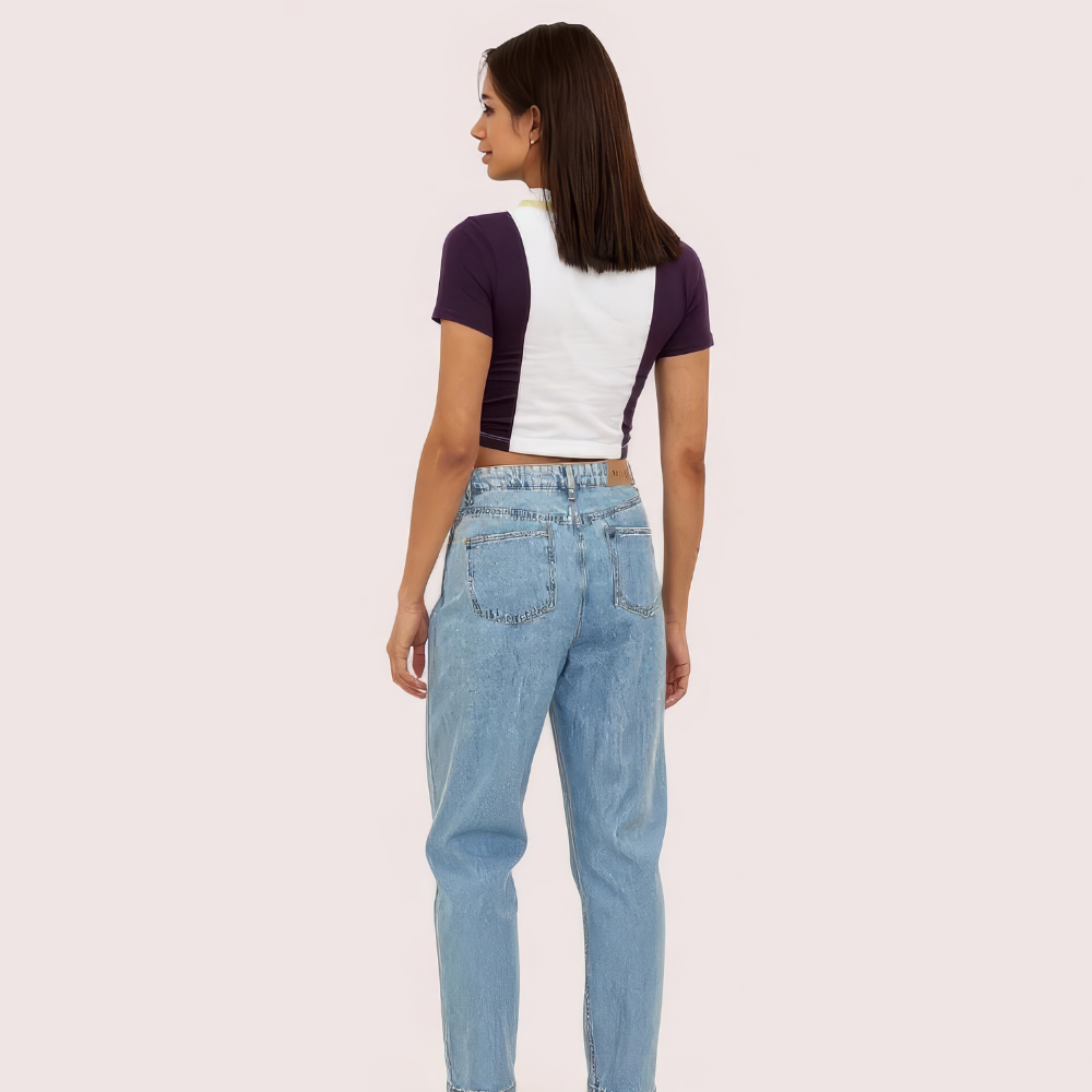 Women's Designer Crop Top, Classic Top - Apparel - close-up detail view | Snazzyway