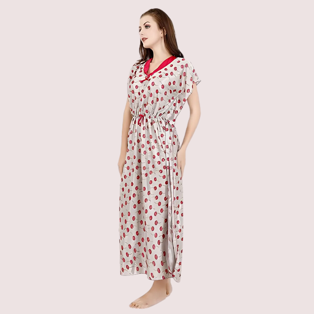 Women's As Per Product Image Satin Sleepwear, Opulent As Nightwear - Apparel - close-up detail view | Snazzyway