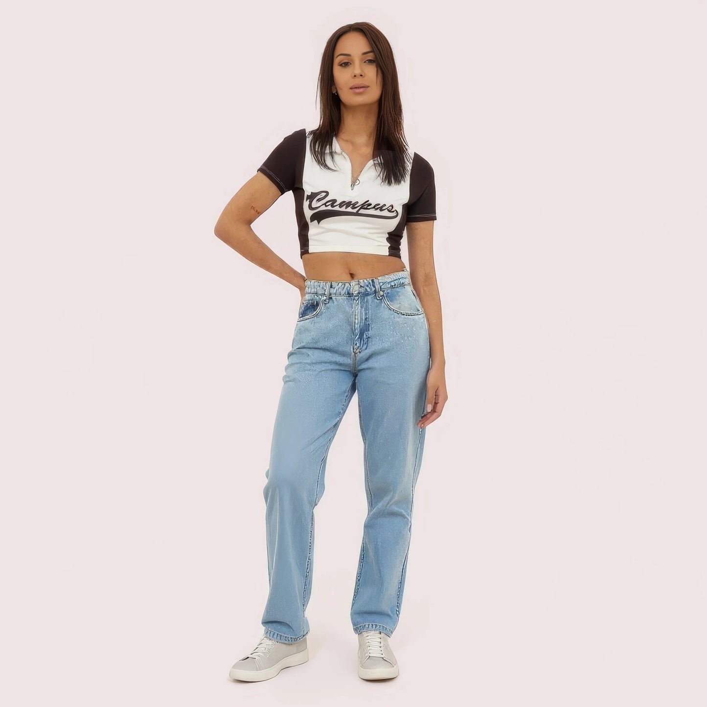 Women's Designer Crop Top, Classic Top - Apparel - front view | Snazzyway