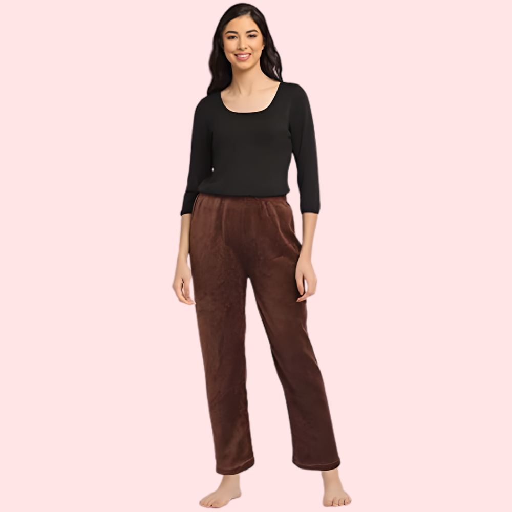 Women's Designer Pajama Set, Graceful Loungewear - Apparel - front view | Snazzyway
