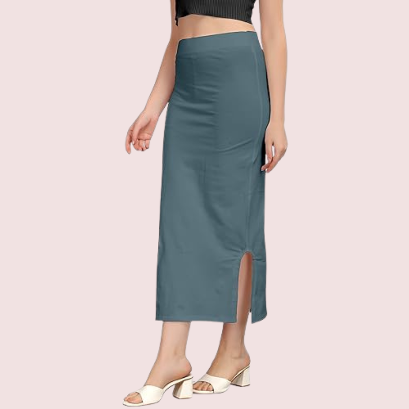 Women's Dark Grey Cotton Shapewear, Classic Dark Body Shaper - Apparel - styled full look | Snazzyway