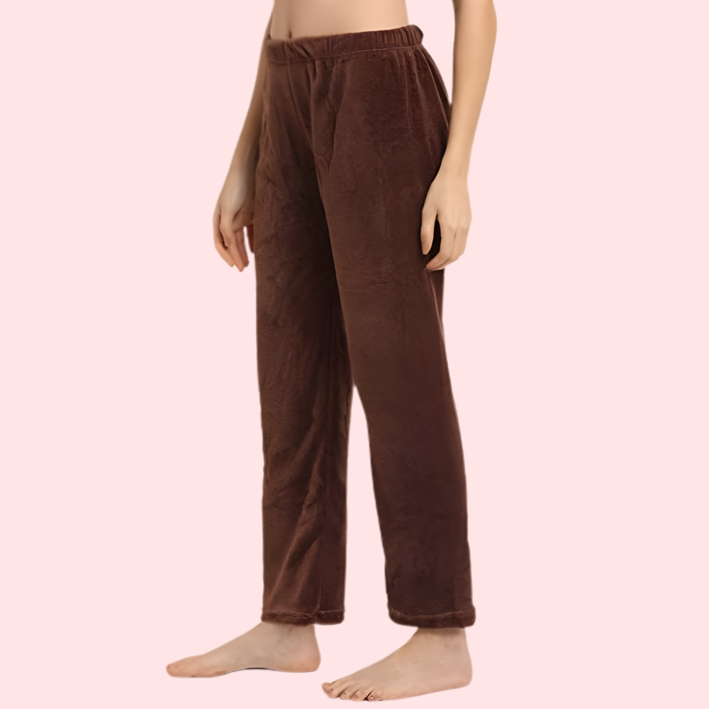 Women's Designer Pajama Set, Graceful Loungewear - Apparel - close-up detail view | Snazzyway