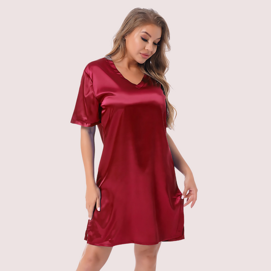 Women's As Per Product Image Satin Sleepwear, Sophisticated As Nightwear - Apparel - front view | Snazzyway