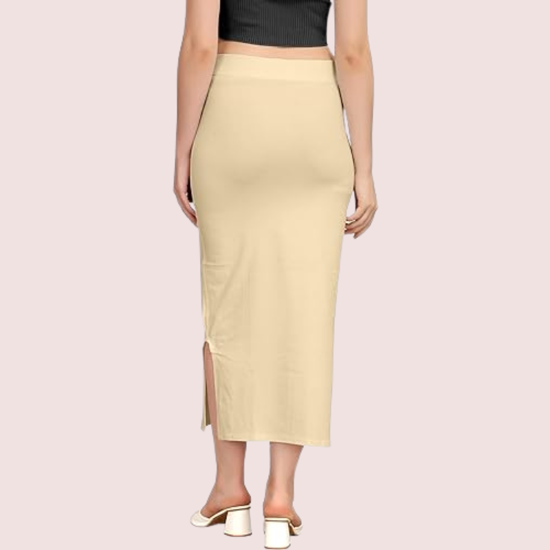 Women's Beige Designer Petticoat, Radiant Beige Shapewear - Apparel - side view | Snazzyway