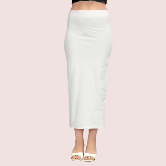 Women's Off White Cotton Petticoat, Stylish Off Shapewear - Apparel - close-up detail view | Snazzyway