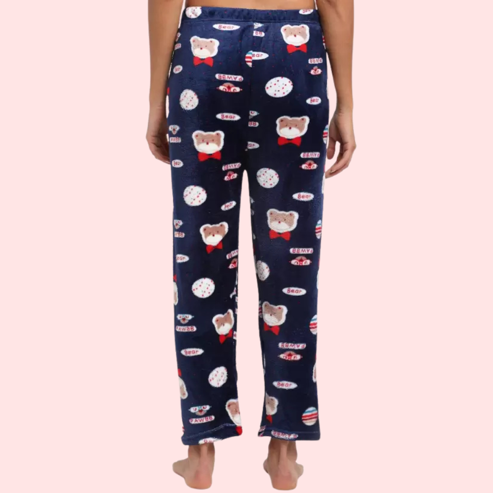 Women's Printed Pajama Set, Radiant Loungewear - Apparel - back view | Snazzyway