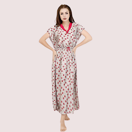 Women's As Per Product Image Satin Sleepwear, Opulent As Nightwear - Apparel - front view | Snazzyway