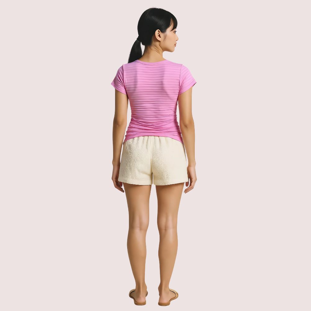 Women's Designer T-Shirt, Sophisticated Casual Top - Apparel - styled full look | Snazzyway