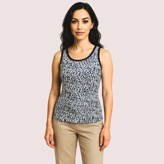 Women's Designer Tank Top, Classic Vest Top - Apparel - front view | Snazzyway
