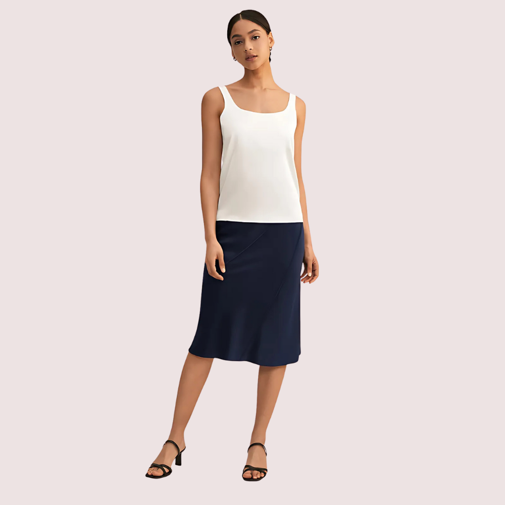 Women's Off White Lace Camisole, Opulent Off Cami Top - Apparel - front view | Snazzyway