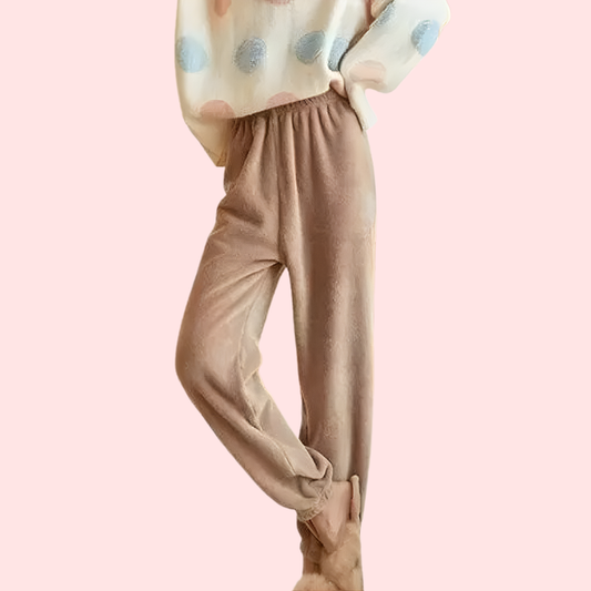 Women's Designer Pajama Set, Sophisticated Loungewear - Apparel - front view | Snazzyway